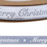 Christmas Letters Ribbon Metallic Fringe Tassels for Xmas Holiday Party