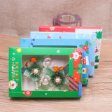 Christmas Paper Gift Box Candy Window Jewelry 10Pcs