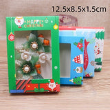 Christmas Paper Gift Box Candy Window Jewelry 10Pcs