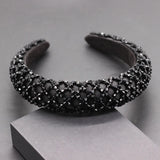 Mesh Crystal Geometric Headband Baroque Women Beads Hair Accessory
