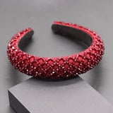 Mesh Crystal Geometric Headband Baroque Women Beads Hair Accessory