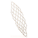 Mesh Hairband Vintage Pearl Headband Tiaras Hair Vines