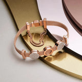 Safety Chain Clip Charm Bead for Reflection Mesh Bracelet