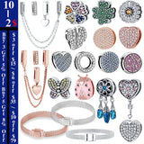 Safety Chain Clip Charm Bead for Reflection Mesh Bracelet