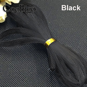 Metallic Tubular Crinoline Cord for DIY Craft Supply