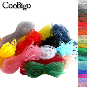 Metallic Tubular Crinoline Cord for DIY Craft Supply