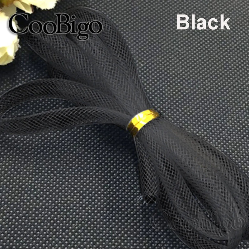Metallic Tubular Crinoline Cord for DIY Craft Supply