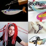 Metallic Tubular Crinoline Cord for DIY Craft Supply