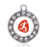 Messi & Ronaldo Football Charm Silver Plated Jewelry