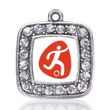 Messi & Ronaldo Football Charm Silver Plated Jewelry