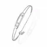 Messica925 Silver Diamond Bracelet