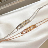 Messica925 Silver Diamond Bracelet