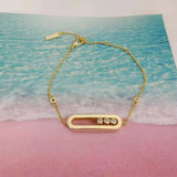 MessicaTifulove French Sliding Bracelet for Girls in 3 Colors