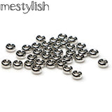 100pcs Metal Circle Spacer Beads for DIY Bracelet Necklace
