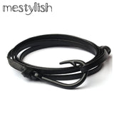 10pcs Anchor Fish Hook Clasps Charm for Diy Anchor Bracelet