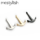 10pcs Anchor Hook Charms for DIY Bracelet Necklace Jewelry Making