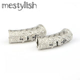 Fleur De Lis Anchor Tube Spacer Beads Charms 2pcs/lot