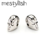 4pcs Captain America Charms Superhero DIY Beads Skull Head Bracelet Jewelry