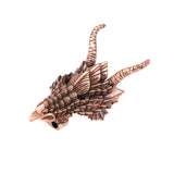Mythology Bronze Dragon Head Spacer Bead for DIY Jewelry