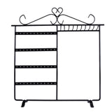 Metal 4 Tiers Earring Hanging Holder Jewelry Organizer Tower Stand