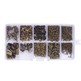 Metal Accessories Sets Jewelry Findings Tools Crimp Beads Lobster Clasps