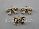 Enamel bowknot Pendant Jewelry connection Jewelry Findings