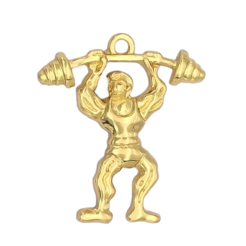 Alloy Inspire Gym Fitness Bodybuilding Men Pendant