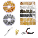 Metal Alloy Jewelry Findings Set for DIY Jewelry Making