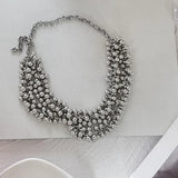 Metal Ball Necklace Hip-hop Punk Collarbone Chain Wedding Accessories