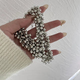 Metal Ball Necklace Hip-hop Punk Collarbone Chain Wedding Accessories