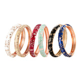Metal Bangle Bracelets for Women Jewelry Coral Hand Bangles