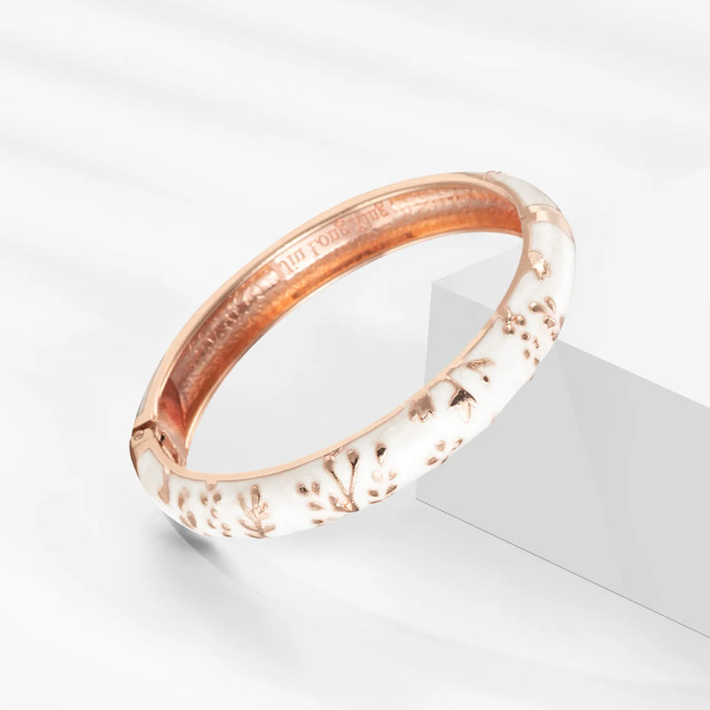 Metal Bangle Bracelets for Women Jewelry Coral Hand Bangles