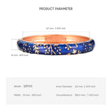 Metal Bangle Bracelets for Women Jewelry Coral Hand Bangles