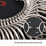 Metal Bangle Measuring Sizer Bracelet Size Measure Tool 1-27