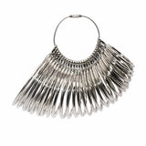 Metal Bangle Sizer Bracelet Size Measure Tool US Sizes 1-27