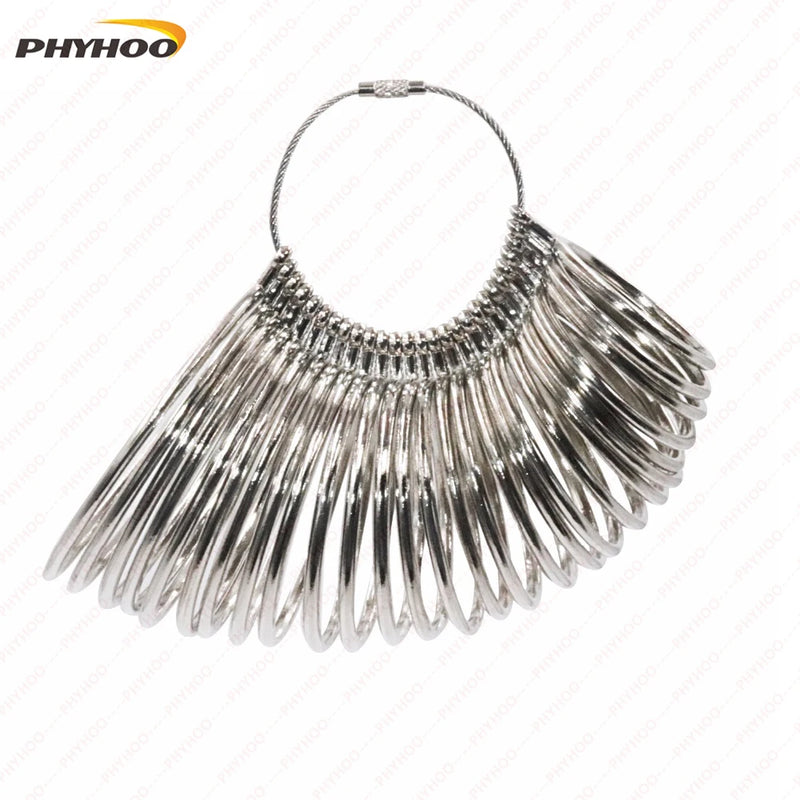 Metal Bangle Sizer Bracelet Size Measure Tool US Sizes 1-27