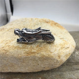 Dragon Head Stainless Steel European Large Hole Spacer Beads