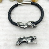Dragon Head Stainless Steel European Large Hole Spacer Beads