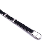 Metal Beads Charm Leather Bracelets for Women Chain Hand Woven Wrap
