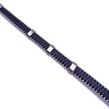 Metal Beads Charm Leather Bracelets for Women Chain Hand Woven Wrap