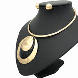 Metal African Style Choker Jewelry Set for Women