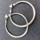 Metal Circle Ear Clips Exaggeration Earrings ER1012