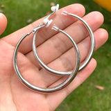 Metal Circle Ear Clips Exaggeration Earrings ER1012