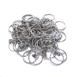 Metal Blank Keyrings Keychain Split Ring Keyfob Key Holder Rings DIY Pendant