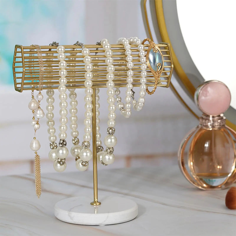 Metal Bracelet Holder Storage Rack Tower Jewelry Organizer
