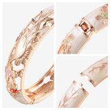 Hollow Bangle Women's Hand Bracelet Alloy Chinoiserie Bangle