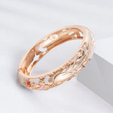 Hollow Bangle Women's Hand Bracelet Alloy Chinoiserie Bangle