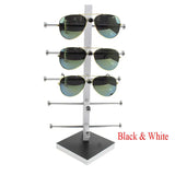 Metal Wood Sunglasses Eyeglasses Rack Display Stand Glasses Case Holder