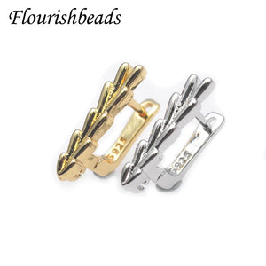 Brass Plated Nickel Earring Hooks 30pcs/lot