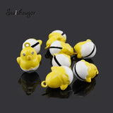 Metal Chicken Egg Jingle Bell Charms for Jewelry